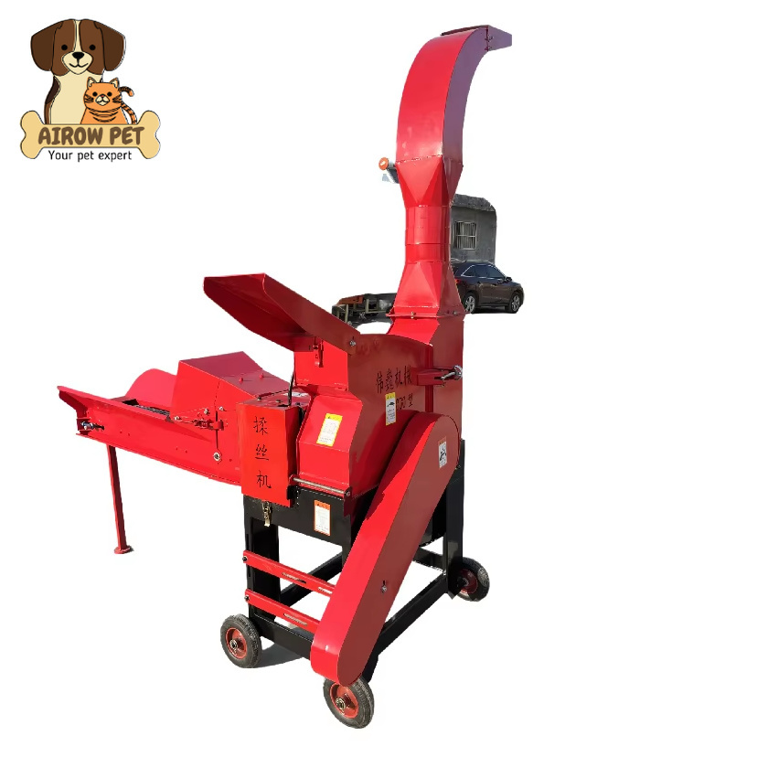 Agriculture Farming Process - AIROW 9ZP-6 Chaff Cutter Machine for