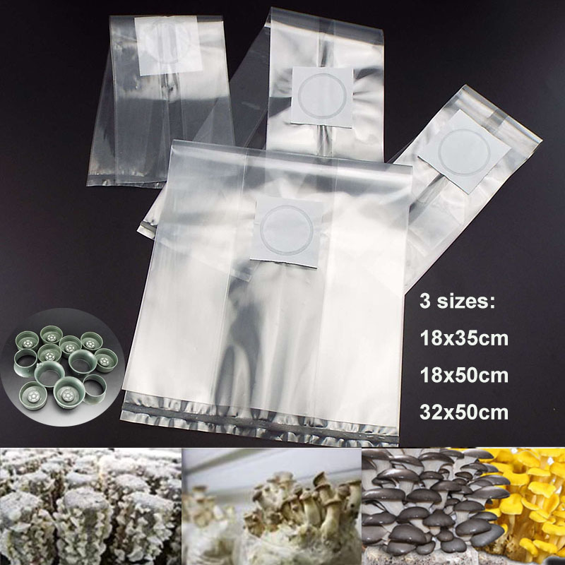 Mushroom Spawn Bag - 10x 18x35cm 50cm mushroom Spawn grow
