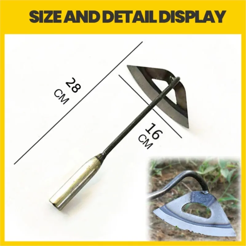 All-Steel Hardened Hollow Hoe  - огляд і ціна Agriculture Farming Vegetables
