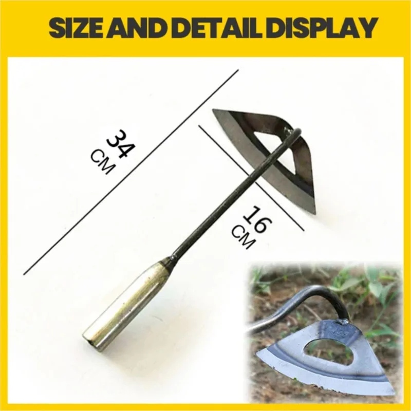 All-Steel Hardened Hollow Hoe  - огляд і ціна Agriculture Farming Vegetables