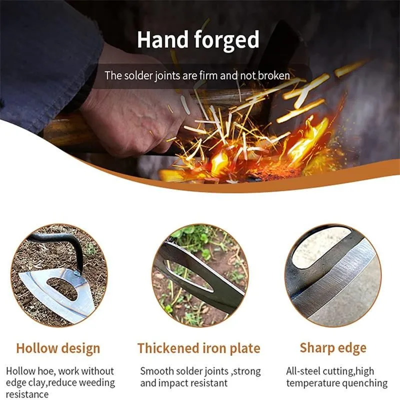All-Steel Hardened Hollow Hoe  - огляд і ціна Agriculture Farming Vegetables