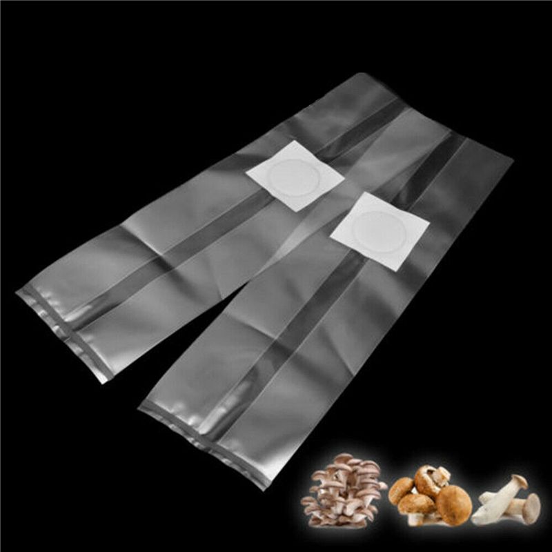 AT44-100Pcs PVC Mushroom Spawn - огляд і ціна Mushroom Spawn Bag